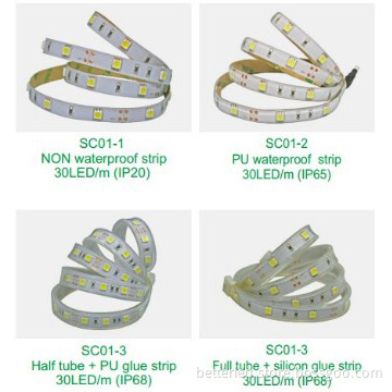 30 LED/M 5050 LED Flexible strip 7.2w/m